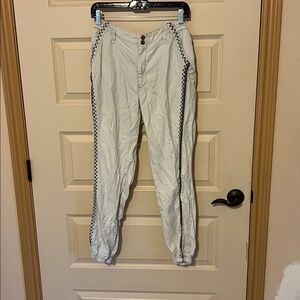 Anthropologie off white pants